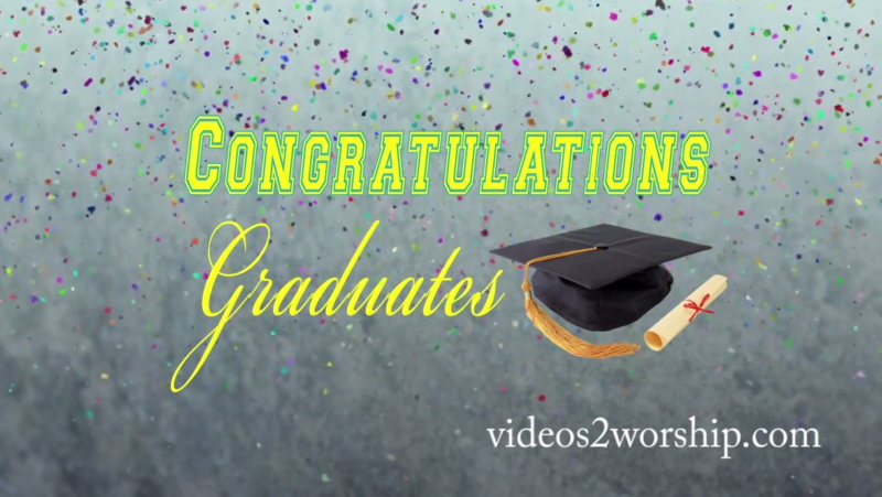 church graduation background | Videos2Worship