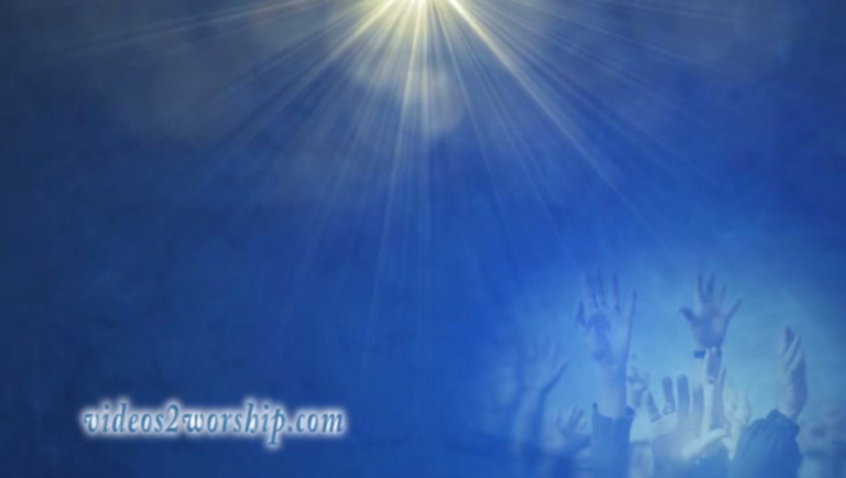 Read more about the article Blue Background Hands Lifted Up
