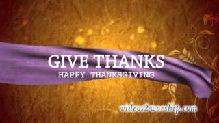 Free Give Thanks Flying Banner Background