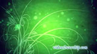 Free Green Flourish Animated Backdrop
