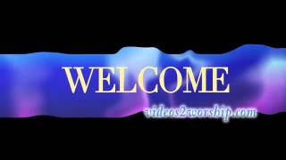 Waving Cloth Church Welcome Background