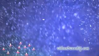 FREE Candles And Snow Storm Background