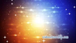 Colorful Floating Stars Worship Loop