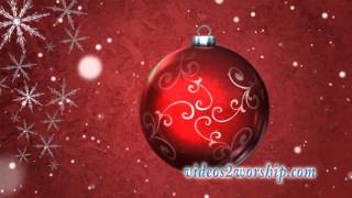 Free Red Ornament Worship Video