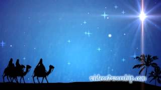 Wise Men On Camels: Nativity Background