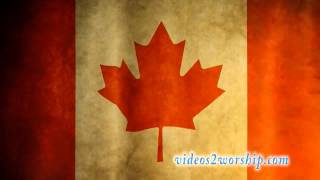 Canadian Waving Flag Background