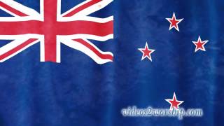 New Zealand Waving Flag