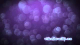 Blurred Circles On Purple Backdrop