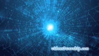 Abstract Blue Particle Motion Video