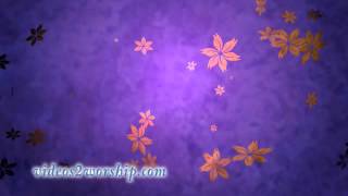 Falling Flowers Animated Background