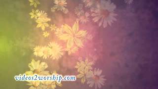 Rolling Flowers Worship Background