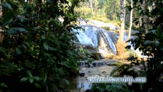 Blurred Waterfall Motion Background