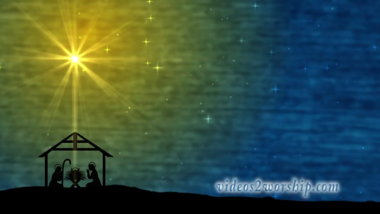 Read more about the article Manger And Star Christmas Background