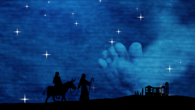 Christmas Still Background: Traveling To Bethlehem | Videos2Worship ...