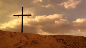 Read more about the article Single Cross With Ropes Still Background