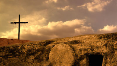 Read more about the article Single Cross On A Hill And Empty Tomb
