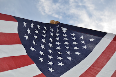 Read more about the article US Flag And Clouds Still Patriotic Background: July 4th