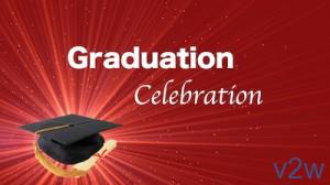 Read more about the article Graduation Celebration Still Red Background Slide