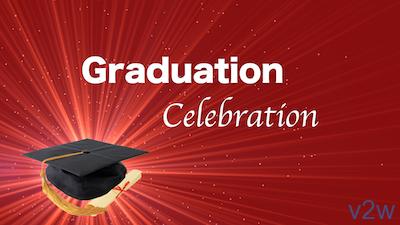 Read more about the article Graduation Celebration Still Red Background Slide