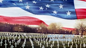 Read more about the article Patriotic Slide: Memorial Day Flag And Crosses