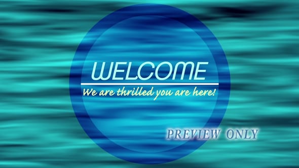 Read more about the article Thrilled You’re Here: Welcome Motion Video Loop