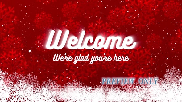 Read more about the article Winter Holidays Red Welcome Motion