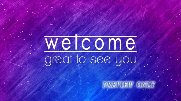 Purple Welcome Still Background | Videos2Worship