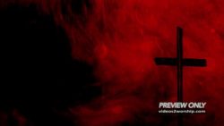 Read more about the article Red Grunge Cross: Church Easter Background