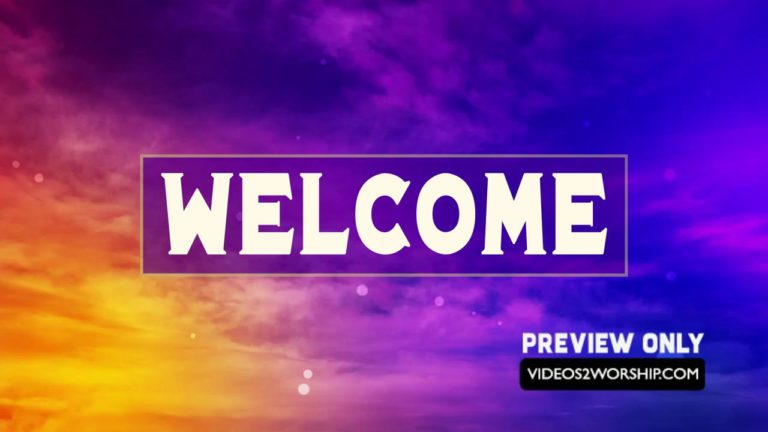Read more about the article Colorful Clouds Welcome Title Graphics Loop