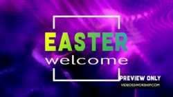 Read more about the article Colorful Easter Welcome Title Graphics Loop