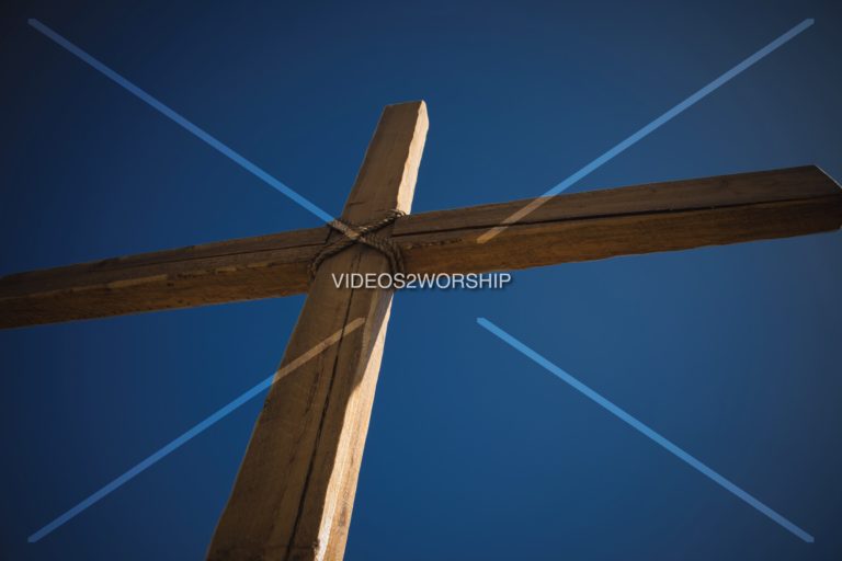 Stock Photo: Cross Draped With Cloth | Videos2Worship