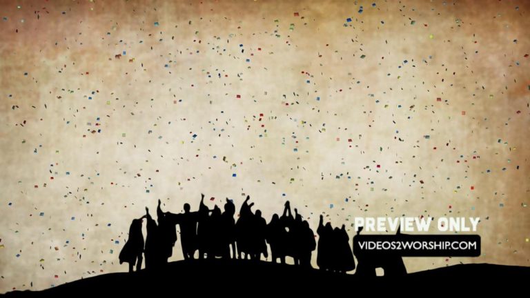 Read more about the article Graduates Celebrating With Falling Confetti