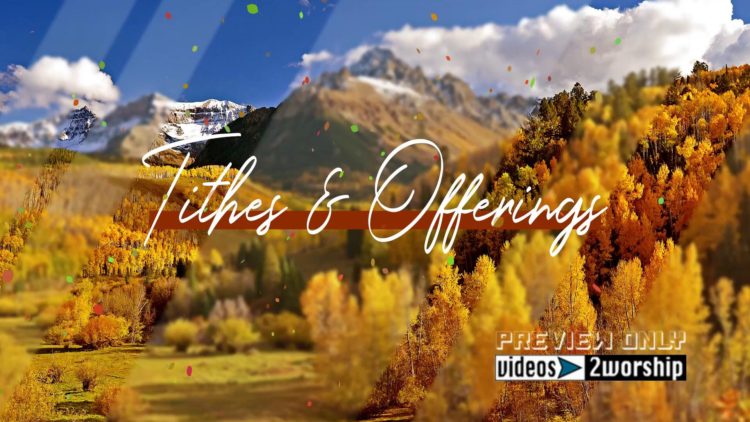 Autumn Tithes And Offerings Motion Graphics | Videos2Worship