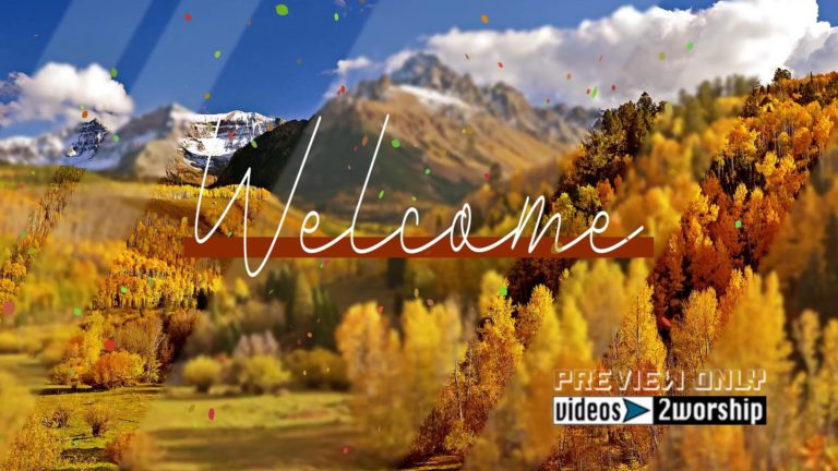Read more about the article Still: Fall Welcome Title Image