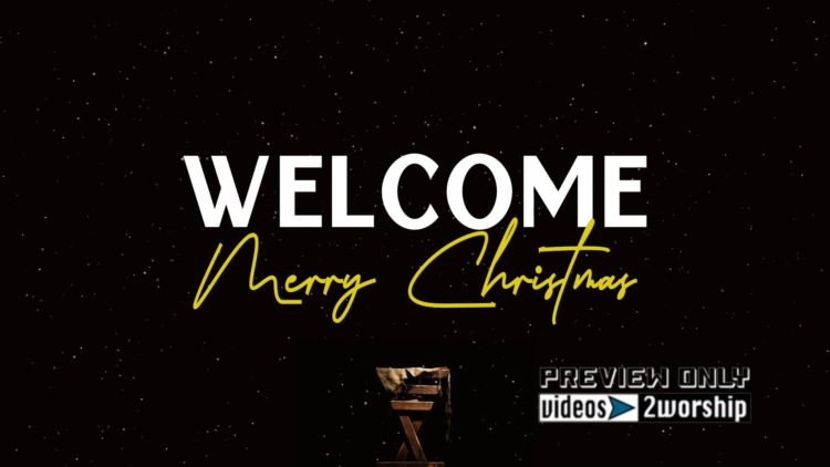 christmas welcome background | Videos2Worship