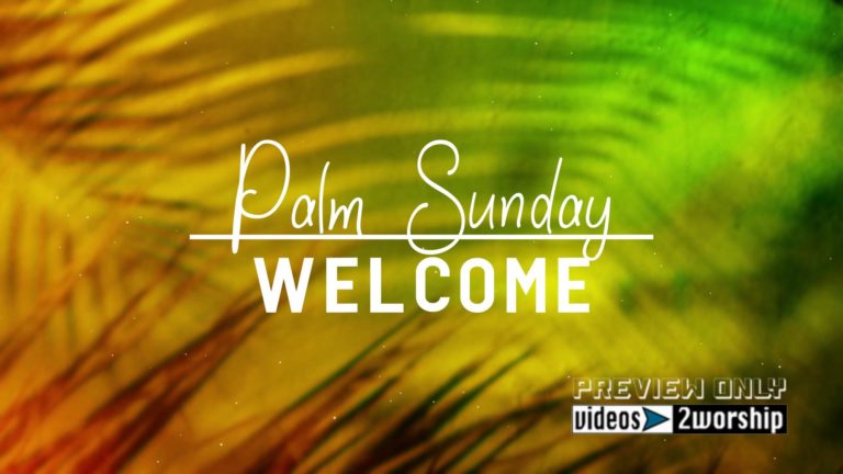 Read more about the article Palm Sunday Welcome Title Graphics