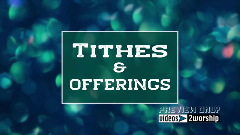 Read more about the article Tithes And Offerings Text Motion Video