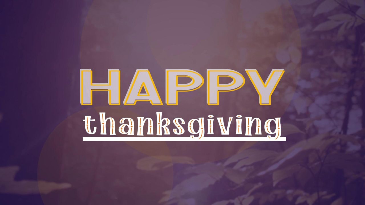 Happy Thanksgiving Worship Graphics