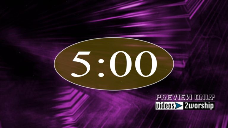 Read more about the article 5 Minutes Countdown Over Abstract Backdrop