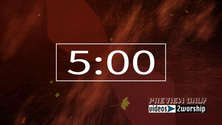 Read more about the article Fall Leaves And 5 Minutes Countdown