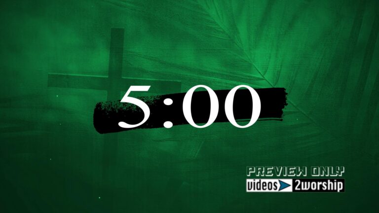 Read more about the article Five Minutes Countdown For Palm Sunday