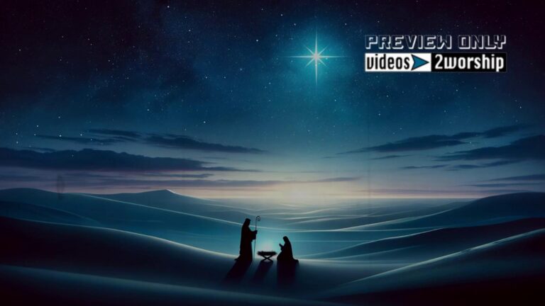 Read more about the article Vintage Looking Nativity With Film Grain