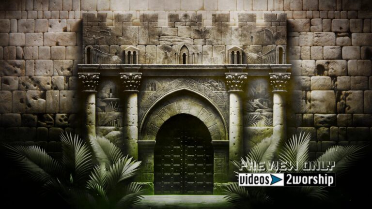 Read more about the article Palm Sunday Jerusalem Gate Motion