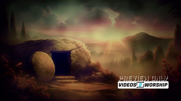Read more about the article Jesus Is Risen Empty Grave Motion Loop