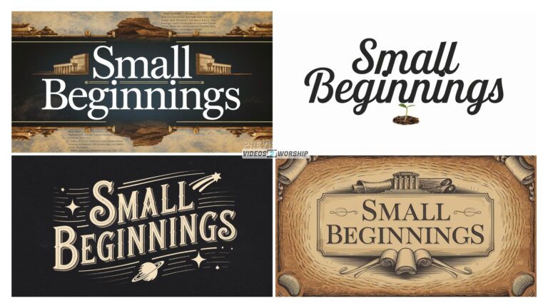 Read more about the article Small Beginnings Zechariah Sermon Graphics