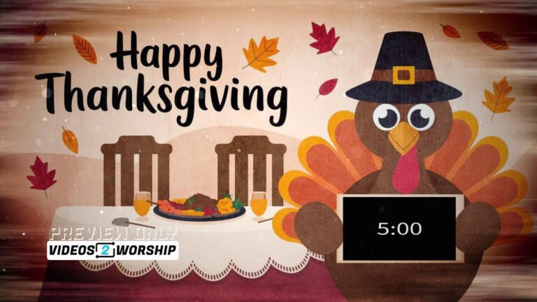 Read more about the article Happy Thanksgiving Five Minutes Countdown