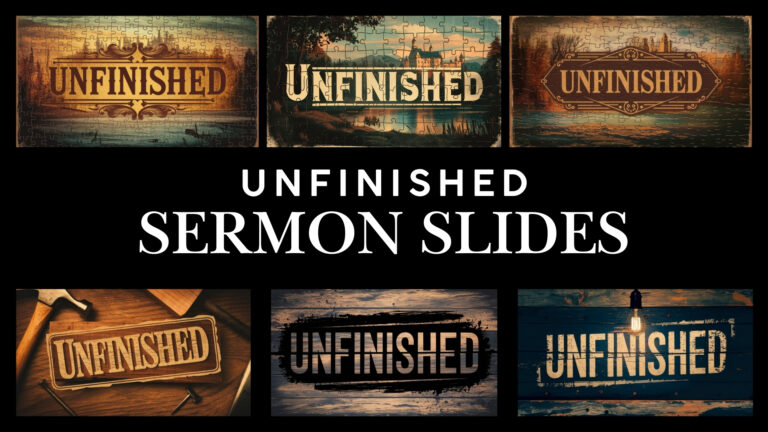 Read more about the article Unfinished Still Background Graphics For Sermon