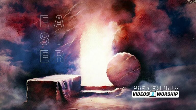 Read more about the article Easter Resurrection Glowing Open Tomb Video