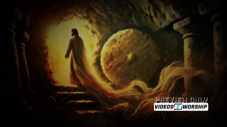 Read more about the article Easter Resurrection He Lives Jesus Walks From The Tomb Motion Worship Background