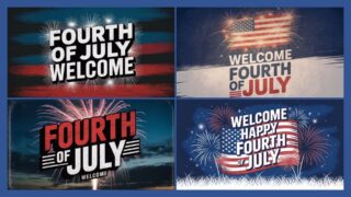 Read more about the article Fourth of July Welcome Title Backgrounds – Patriotic Still Slides Bundle for Independence Day